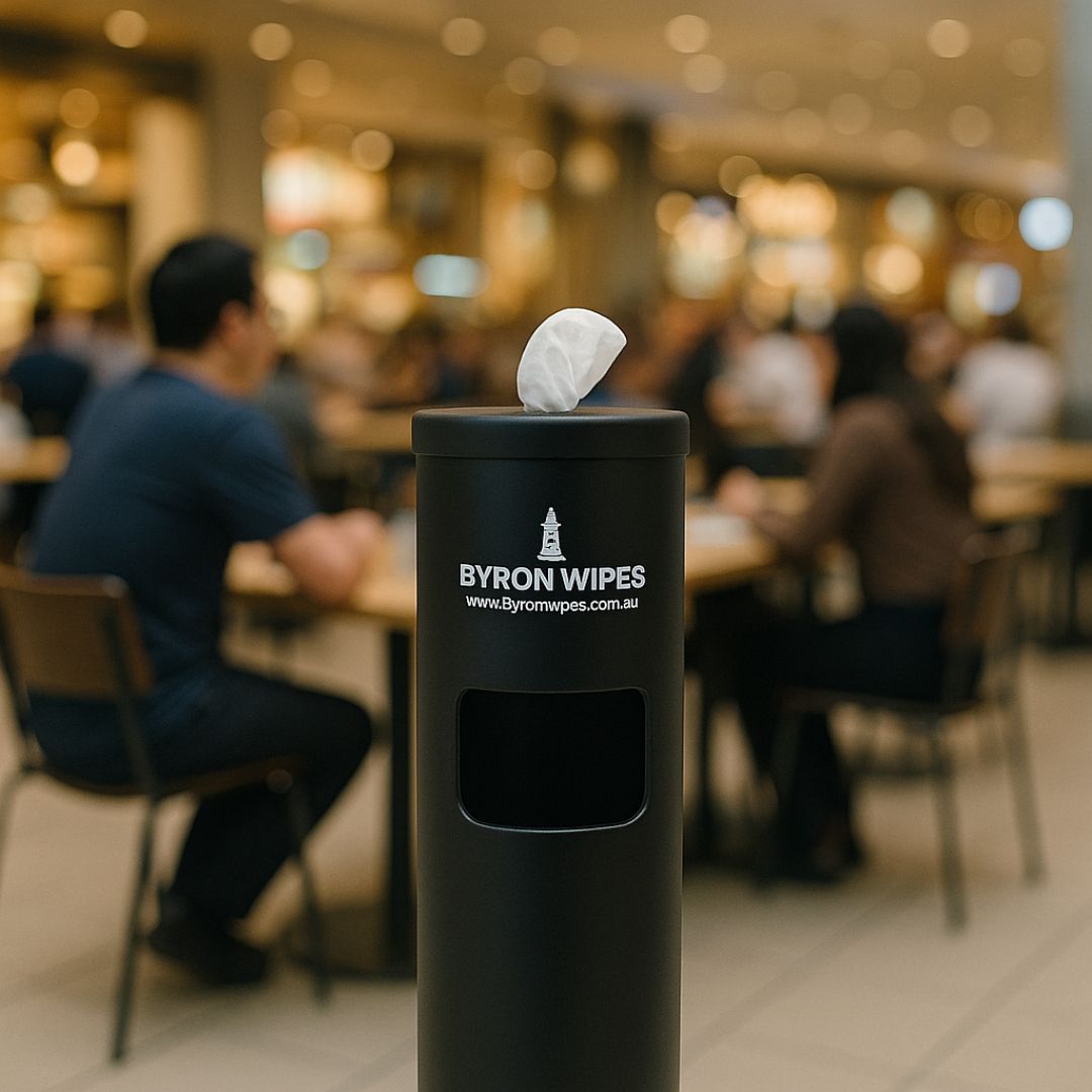 Antibacterial wipes dispenser restaurant