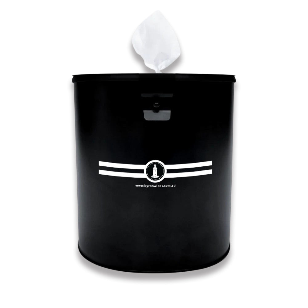 Byron Wall Mount and Desk Mount Antibacterial Wipe Dispenser
