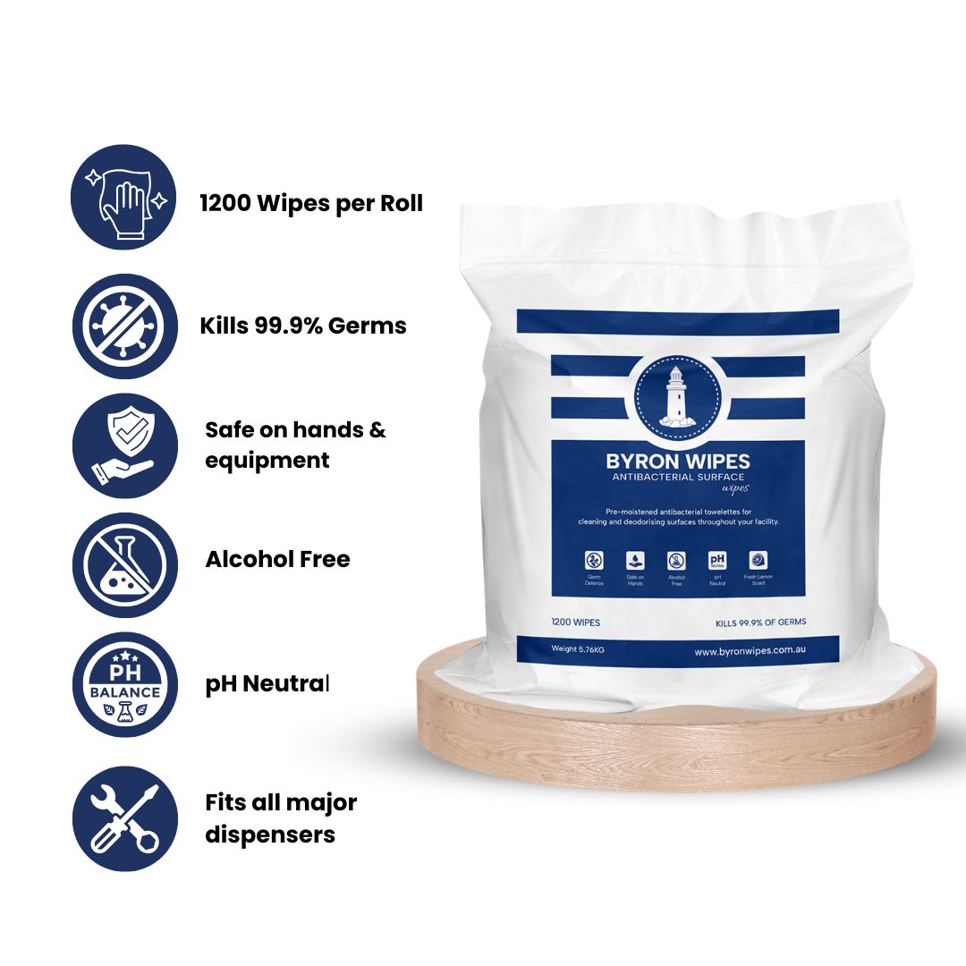 Features & benefits antibacterail wipes