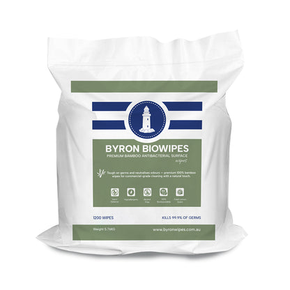 Byron BioWipes 100% Biodegradable 1200 Wipes per Roll