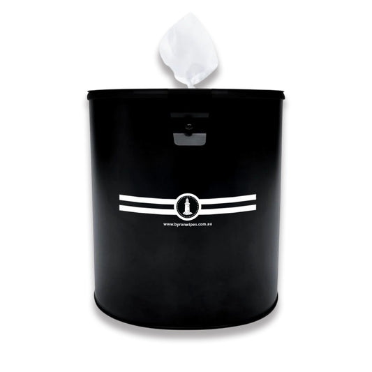 Byron Wall Mount and Desk Mount Antibacterial Wipe Dispenser