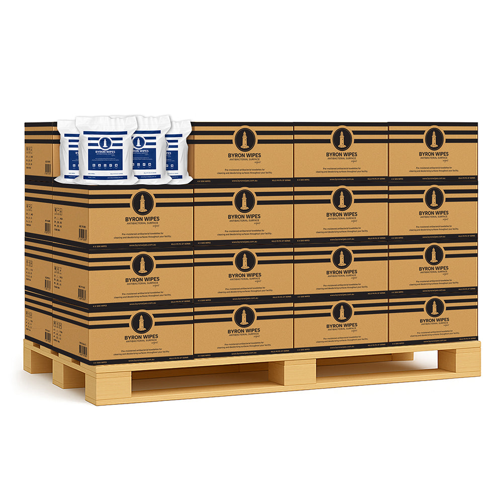32 Cartons Bulk Pallet Antibacterial Wipes