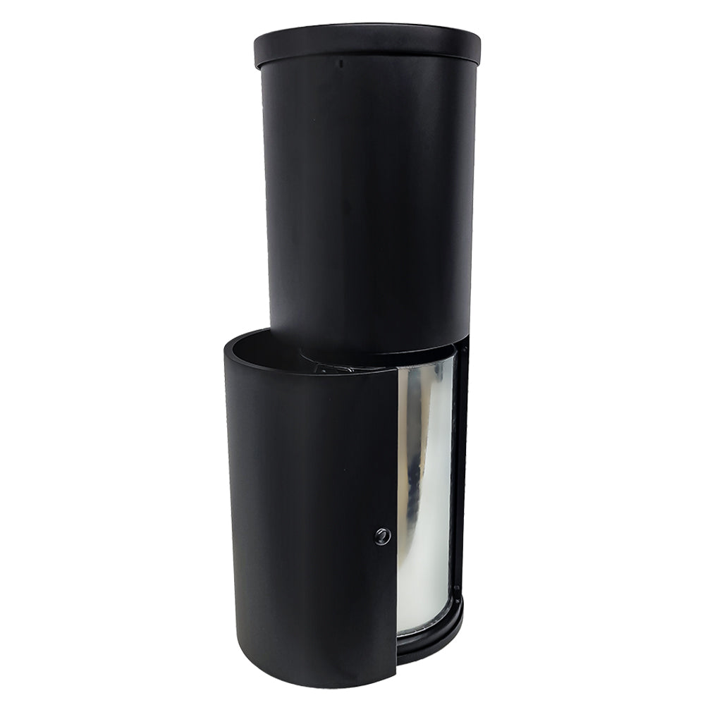 Matte Black Powder Coated Free Standing Dispenser